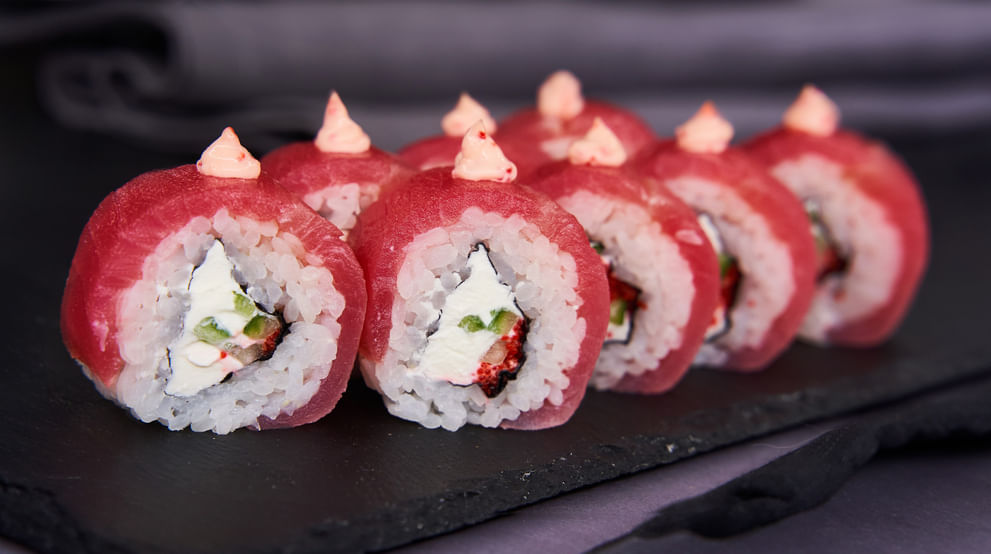 Блюдо Филадельфия Магуро меню Суши Мастер Филадельфия Магуро меню Суши Мастер