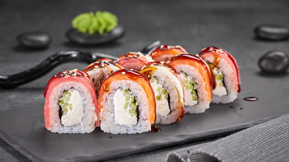 Блюдо Радуга меню Суши Мастер Радуга меню Суши Мастер