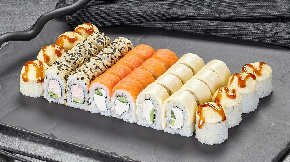 Блюдо Сет Ацу-ацу меню Суши Мастер Сет Ацу-ацу меню Суши Мастер