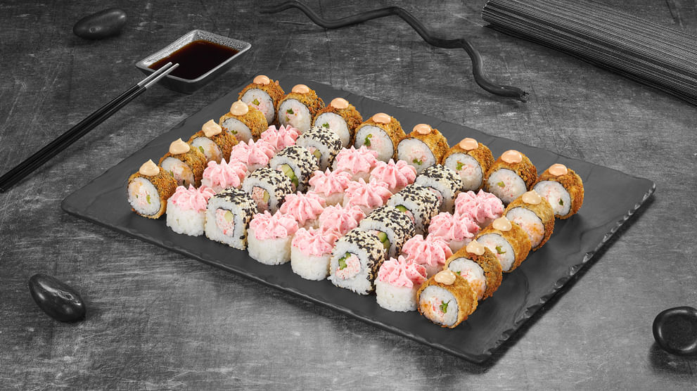 Блюдо Сет На ужин меню Суши Мастер Сет На ужин меню Суши Мастер