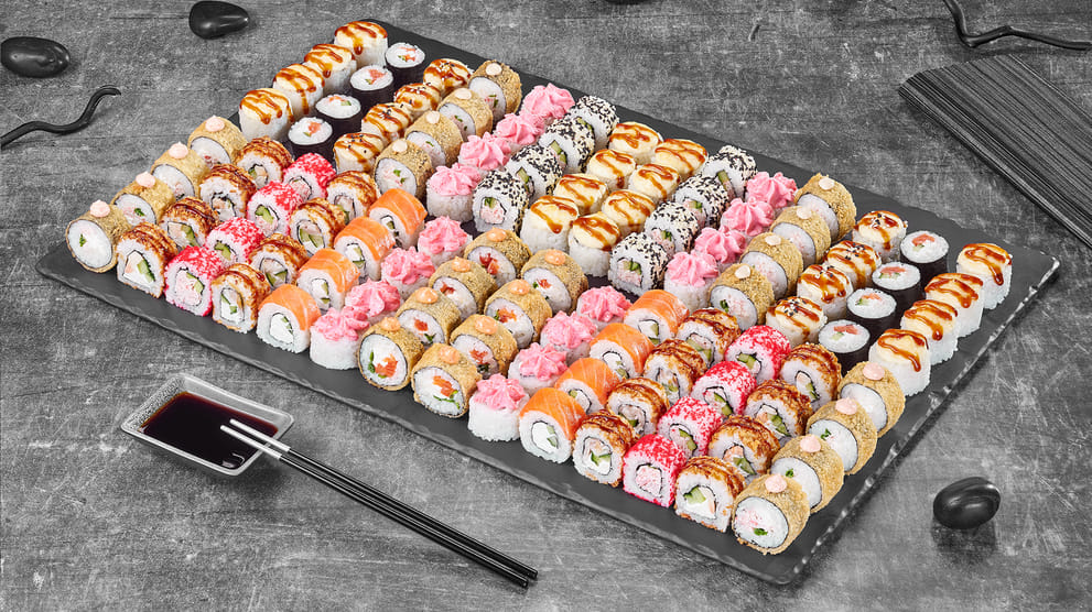 Блюдо Сет Новогодний тариф меню Суши Мастер Сет Новогодний тариф меню Суши Мастер