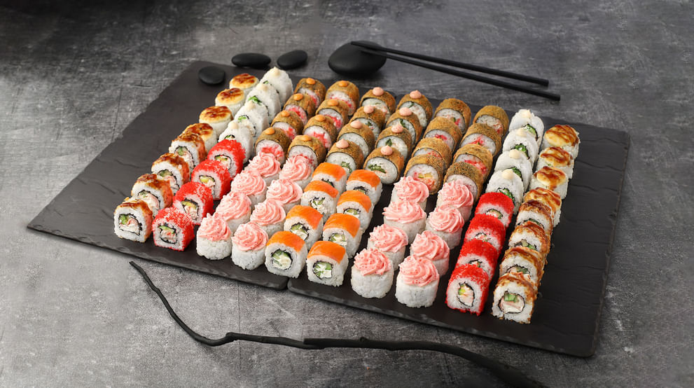 Блюдо Сет О том о сём меню Суши Мастер Сет О том о сём меню Суши Мастер