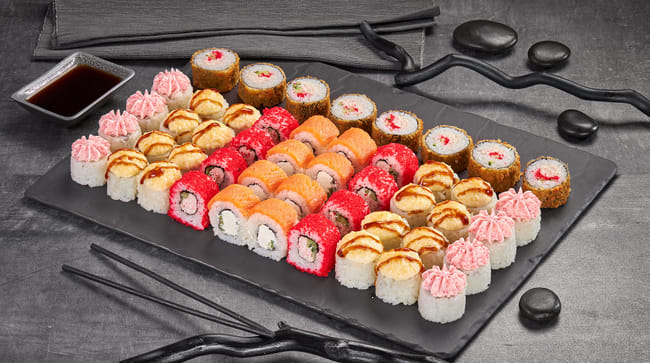 Блюдо Сет Пикник меню Суши Мастер Сет Пикник меню Суши Мастер