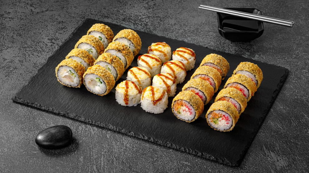 Блюдо Сет Сенсей меню Суши Мастер Сет Сенсей меню Суши Мастер