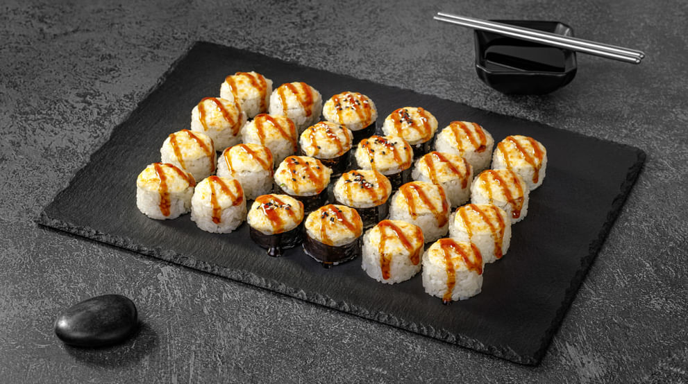 Блюдо Сет Три Самурая меню Суши Мастер Сет Три Самурая меню Суши Мастер