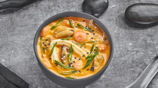 Блюдо Суп Том Ям меню Суши Мастер Суп Том Ям меню Суши Мастер