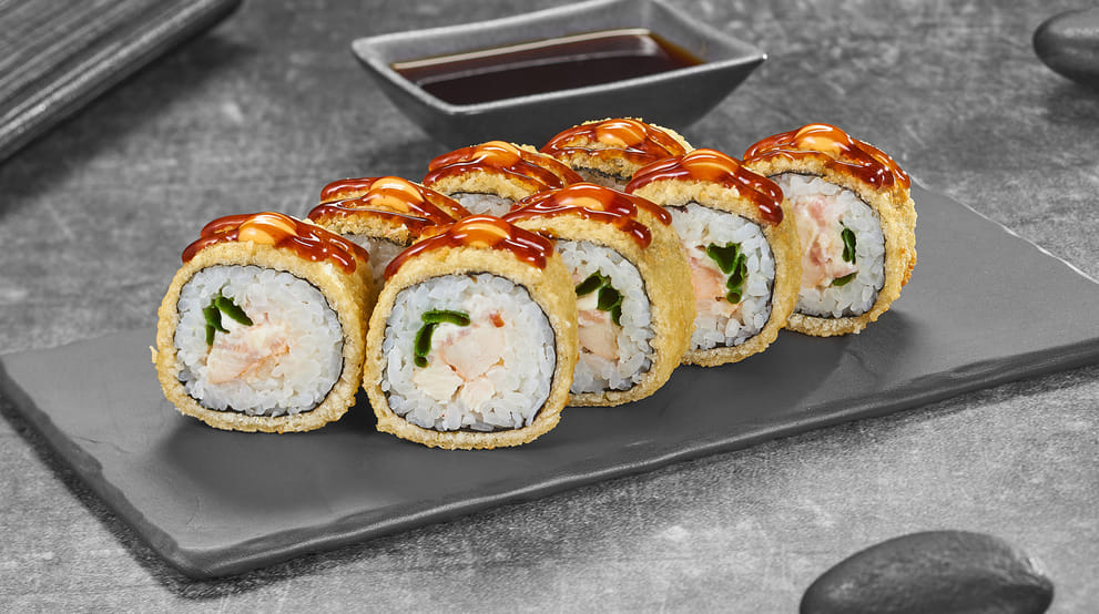 Блюдо Темпурный с беконом меню Суши Мастер Темпурный с беконом меню Суши Мастер