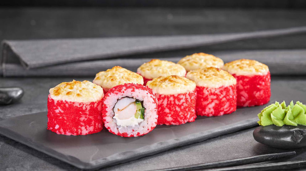 Блюдо Токио меню Суши Мастер Токио меню Суши Мастер