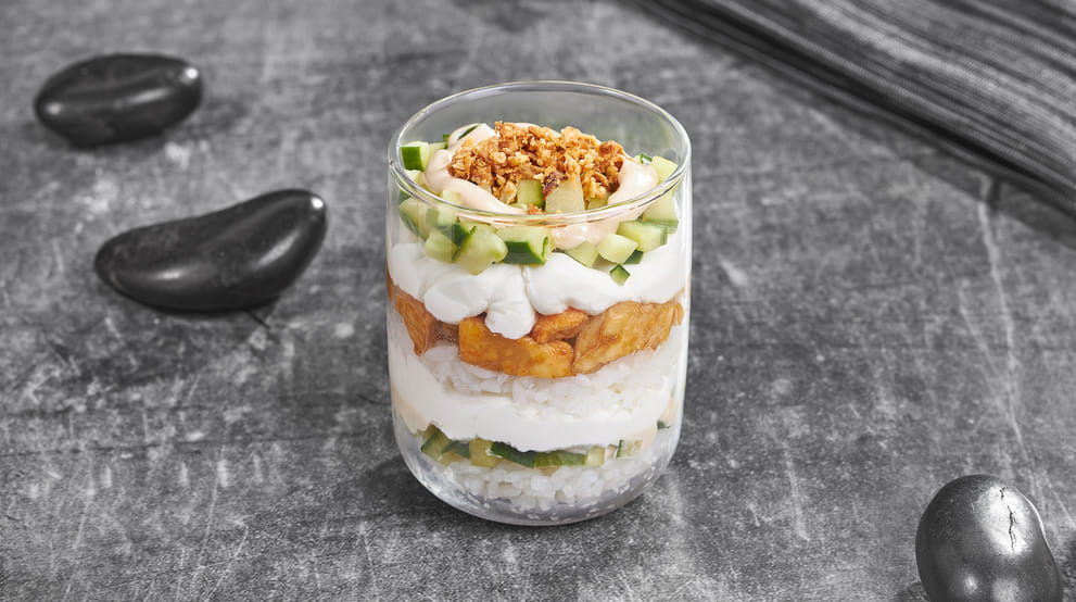 Блюдо Трайфл с курицей меню Суши Мастер Трайфл с курицей меню Суши Мастер