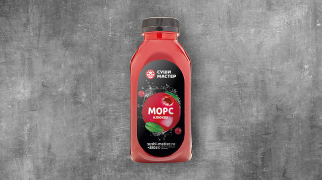 Блюдо Морс клюквенный меню Суши Мастер Морс клюквенный меню Суши Мастер